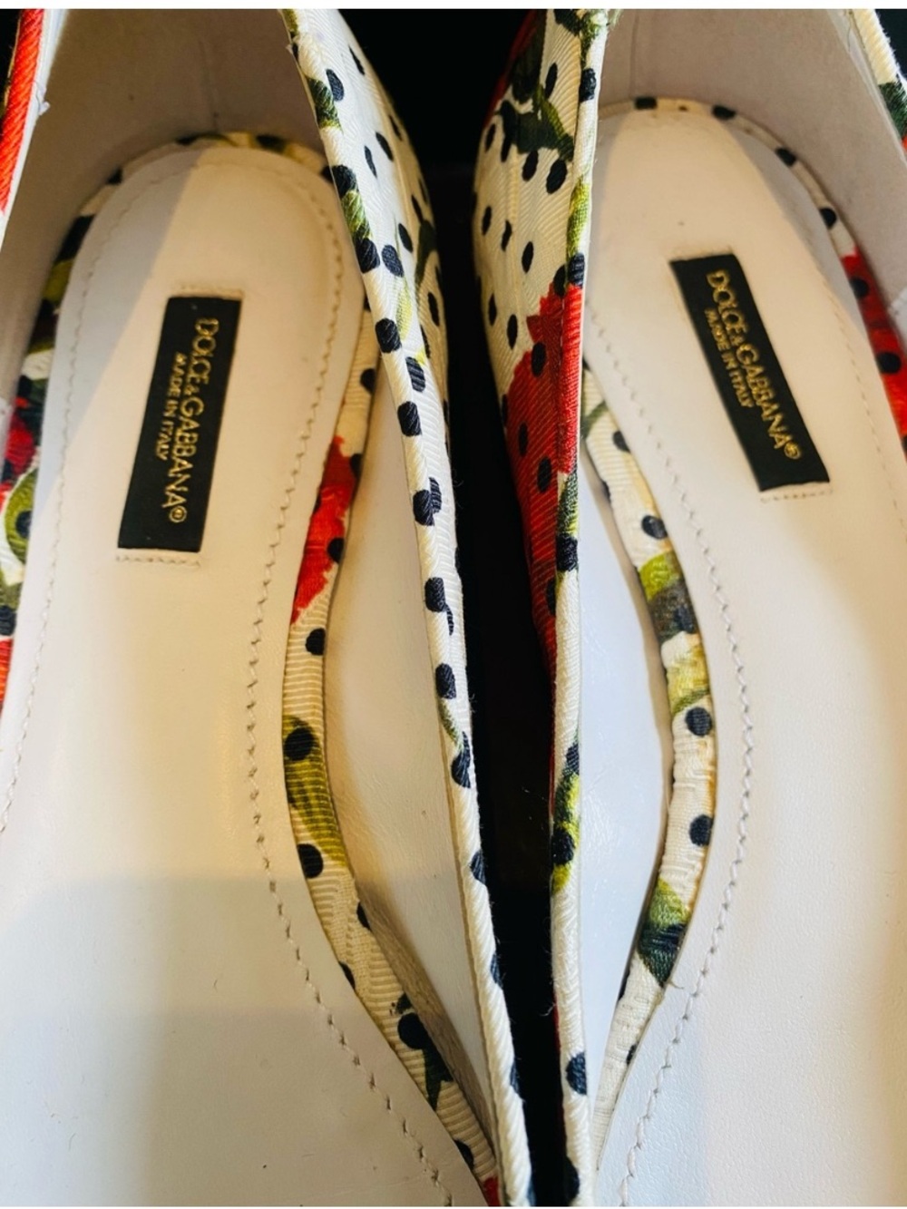 Authentic Dolce & Gabbana Taormina Crystal Embellished Flats Size 38/US 8 - Picture 7 of 15